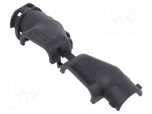 Plug cover; for conduit 13mm; angled 90°; size C TE Connectivity 1670057-1