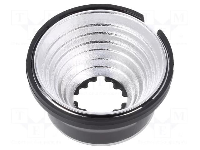 Spotlight; round; polycarbonate; LED CREE; Colour: black; H: 15.8mm LEDIL CA12240