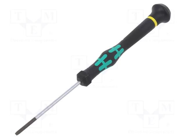 Screwdriver; precision; slot; 2x0.4mm; Blade length: 60mm WERA WERA.05118006001