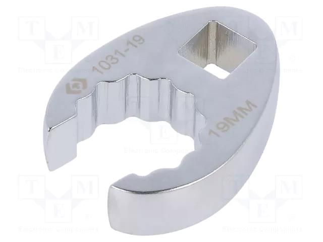 Wrench; 12-angles,side,crowfoot,spanner,special; 19mm; L: 45.8mm KING TONY KT-1031-19R