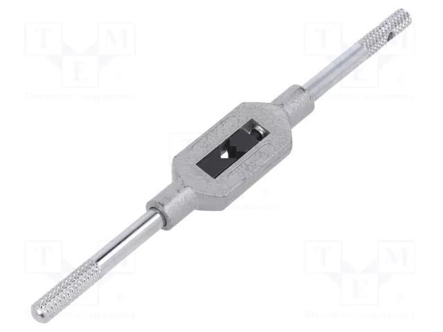 Tap wrench; cast zinc; Grip capac: 1/16"-3/8",G 1/8",M1-M10 VÖLKEL VOLKEL-13010