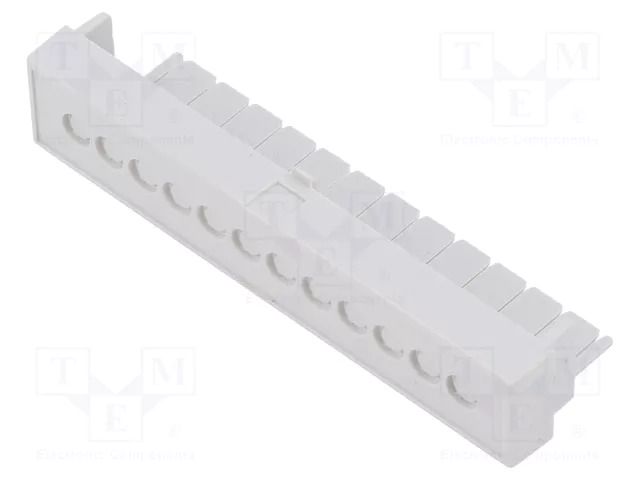 Terminals cover; grey; Holes no: 12; 5.08mm ITALTRONIC IT-P05040203T.BL