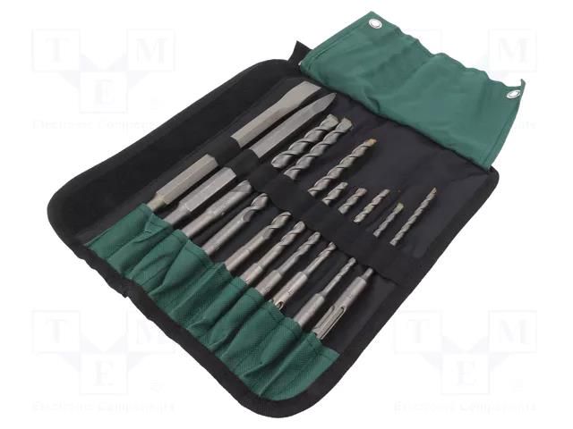 Drill set; for concrete; case; Kind of holder: SDS-Plus®; 10pcs. METABO MTB.630824000