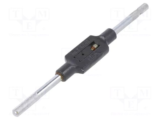 Tap wrench; Grip capac: 1/16"-3/8",G 1/8",M1-M10; L: 176mm; steel VÖLKEL VOLKEL-14010