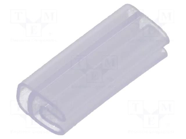 Markers; Marking: empty; 2÷4mm; PVC; transparent; -40÷80°C; leaded WEIDMÜLLER WM-1798530000