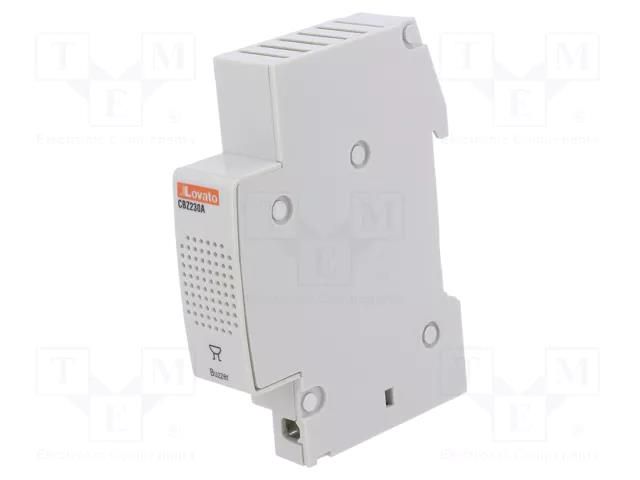 Signaller; 230VAC; for DIN rail mounting; 17.5x85x63mm LOVATO ELECTRIC CBZ230A