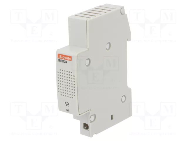 Signaller; 12VAC; for DIN rail mounting; 17.5x85x63mm LOVATO ELECTRIC CBE012A