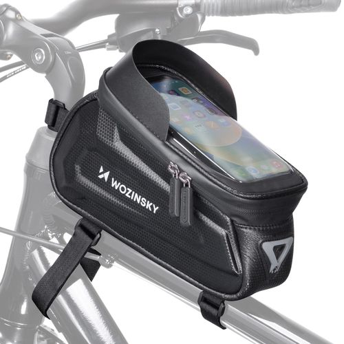 Wozinsky Bike Frame Bag with Phone Case 1.7L Black (WBB28BK), Wozinsky 5907769301438 5907769301438