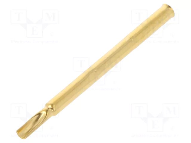 Test probe socket; series 30; soldered; 28.1mm FIXTEST S30.00-L