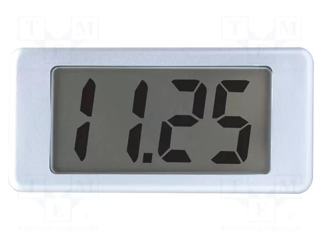 Voltmeter; digital,mounting; 0÷200mV; on panel; LCD 0,5"; 0÷50°C LASCAR EMV1125