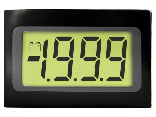 Voltmeter; digital,mounting; 0÷200mV; on panel; LCD; 3,5 digit LASCAR SP200