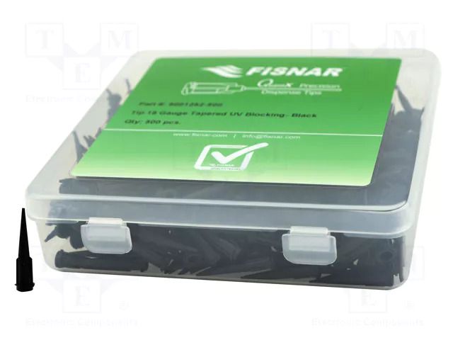 Needle: plastic; 1.25"; Size: 18; straight,conical; 0.84mm FISNAR FIS-18H-UV