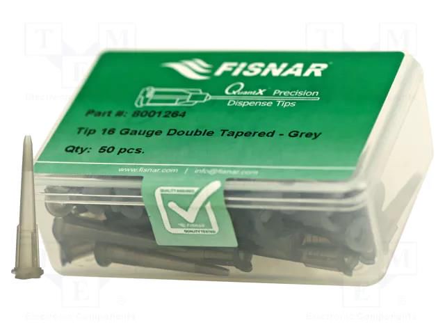 Needle: plastic; 1.25"; Size: 16; double tapered,straight; 1.2mm FISNAR FIS-16H-DT