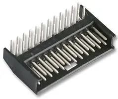 HEADER, SHROUDED, R/A, 16WAY 280390-1