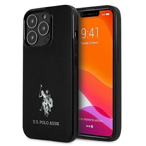 US Polo USHCP13LUMHK iPhone 13 Pro / 13 6.1&quot; black/black hardcase Horses Logo, U.S. Polo Assn. 3666339029630 3666339029630
