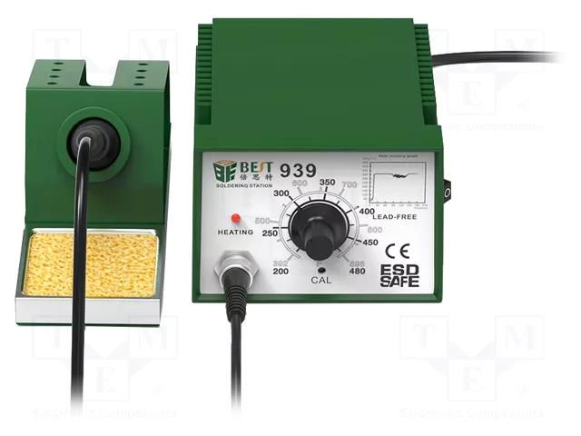 Soldering station; Station power: 75W; 200÷480°C; ESD BEST BST-939