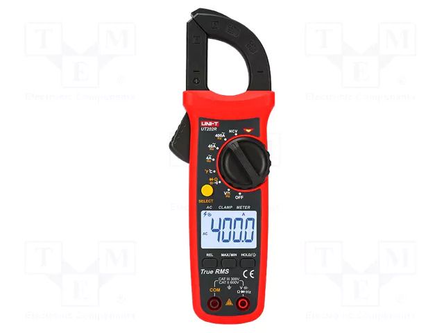 Meter: multifunction; digital,pincers type; LCD; (4000); VDC: 600V UNI-T UT202R