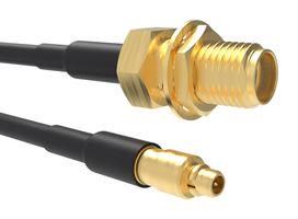 RF CABLE, SMA BHD JACK-MMCX PLUG, 3.3FT 095-902-529M100