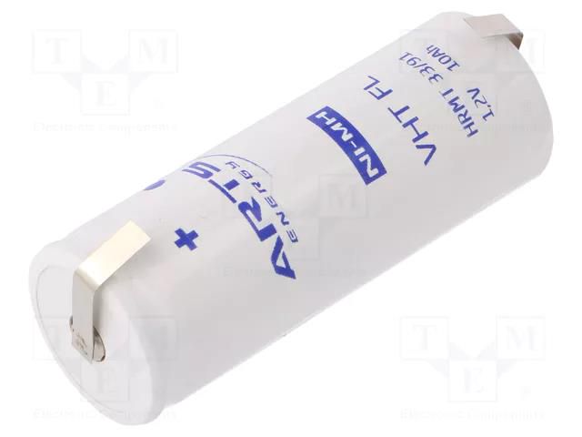 Re-battery: Ni-MH; F,HRH 33/91; 1.2V; 11000mAh; soldering lugs ARTS ENERGY ACCU-VHT/F