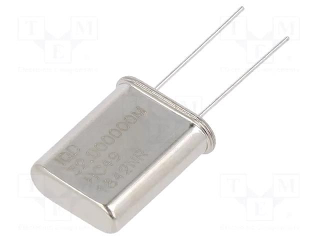 Resonator: quartz; 32MHz; ±20ppm; THT; HC49 IQD FREQUENCY PRODUCTS 32.00M-HC49R