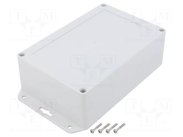 Enclosure: multipurpose; X: 120mm; Y: 180mm; Z: 60mm; ZP; light grey KRADEX ZP18012060UJH-PC