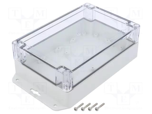 Enclosure: multipurpose; X: 120mm; Y: 180mm; Z: 60mm; ZP; light grey KRADEX ZP18012060SUJP-PC