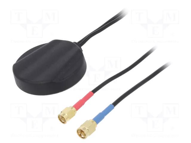 Antenna; GNSS,GPS,GSM,LTE; 1dBi,1.2dBi,2.1dBi,2.7dBi; Len: 1m KYOCERA AVX X1005243LGA2SA10A1