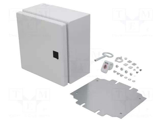 Enclosure: wall mounting; X: 200mm; Y: 200mm; Z: 120mm; E-BOX KX RITTAL RITTAL-1549000