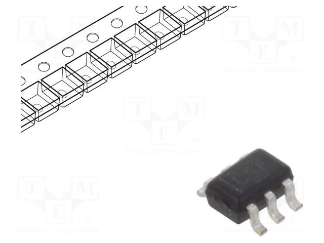 IC: digital; configurable,multiple-function; IN: 3; SMD; SC70-6 TEXAS INSTRUMENTS SN74LVC1G97DCKR