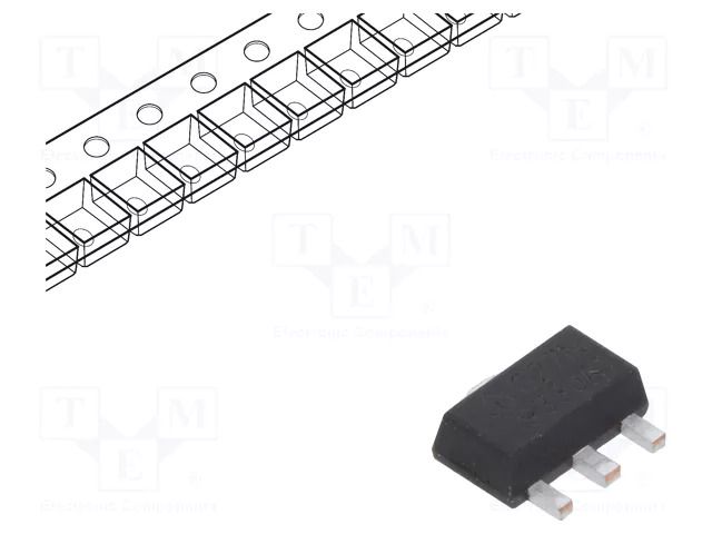 IC: voltage regulator; LDO,linear,adjustable; 1.25÷15V; 1.35A DIODES INCORPORATED AZ1117CR-ADJTRG1