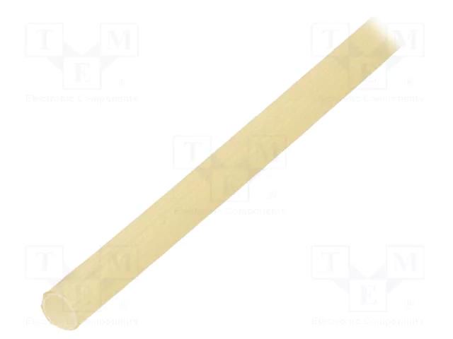 Insulating tube; fiberglass; natural; -20÷155°C; Øint: 5mm SYNFLEX FGS-5-NA-100