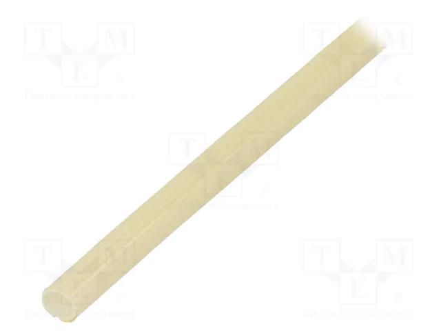 Insulating tube; fiberglass; natural; -20÷155°C; Øint: 4mm SYNFLEX FGS-4-NA-100