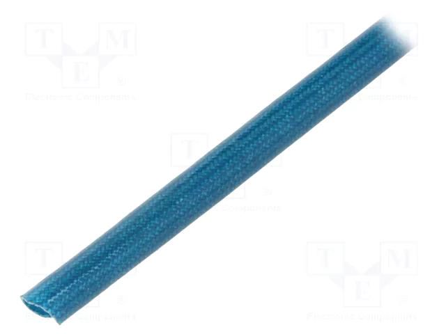 Insulating tube; fiberglass; blue; -20÷155°C; Øint: 4mm SYNFLEX FGS-4-BL-100