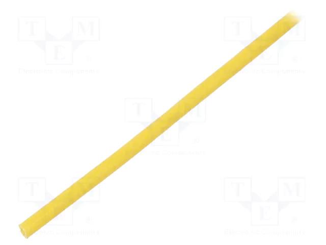 Insulating tube; fiberglass; yellow; -20÷155°C; Øint: 1.5mm SYNFLEX FGS-1.5-YE-200