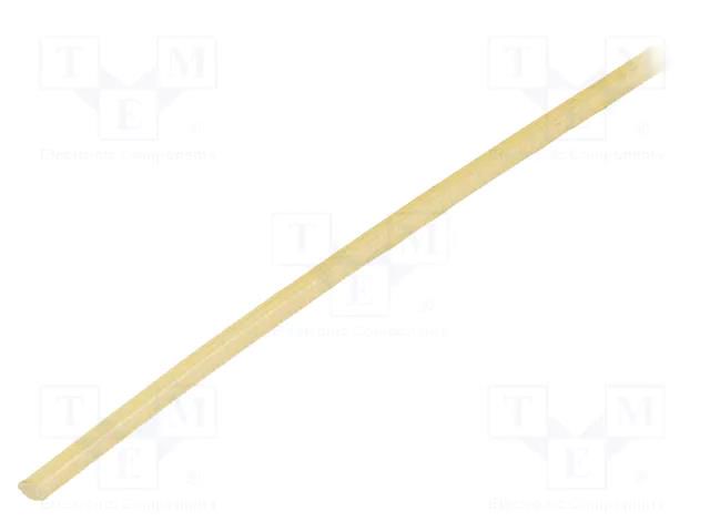 Insulating tube; fiberglass; natural; -20÷155°C; Øint: 2mm SYNFLEX FGS-2-NA-200