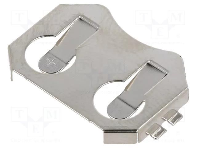 Clip; BR2016,CL2016,CR2016,DL2016; SMT; 2.8mm; bulk LINX TECHNOLOGIES BAT-HLD-002-SMT