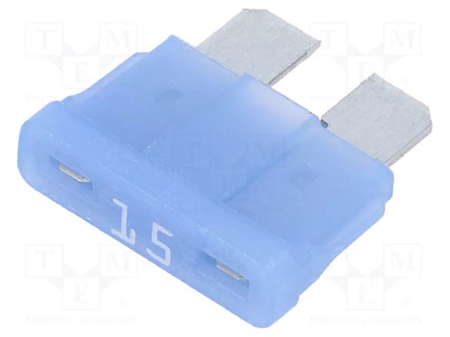 Fuse: fuse; 15A; 58VDC; automotive; 19.3mm; tin alloy ESKA 340029-58V
