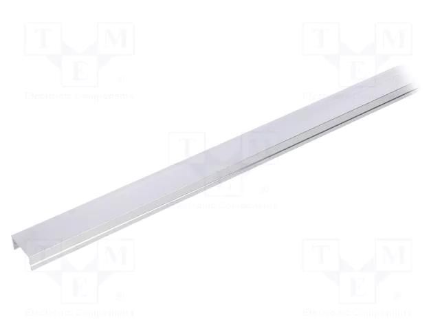 Profiles for LED modules; natural; L: 1m; BEGTON12; aluminium TOPMET TOP-BEGTON12-1M