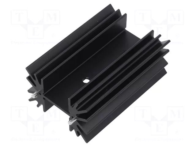 Heatsink: extruded; H; TO218,TO220,TO247; black; L: 41.9mm; 2.7°C/W Wakefield Thermal 657-25ABPE