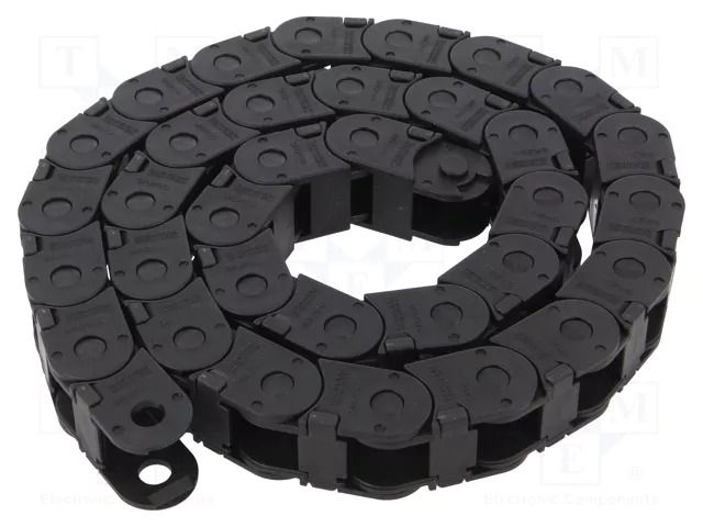 Cable chain; LIGHT; Bend.rad: 28mm; L: 986mm; Int.height: 17mm BREVETTI SR250LE025028