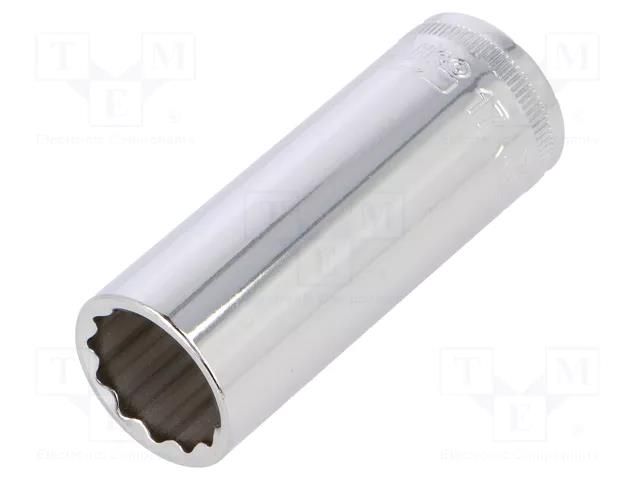 Socket; 12-angles,socket spanner; 17mm; 3/8"; tool steel BAHCO SA.A7402DM-17