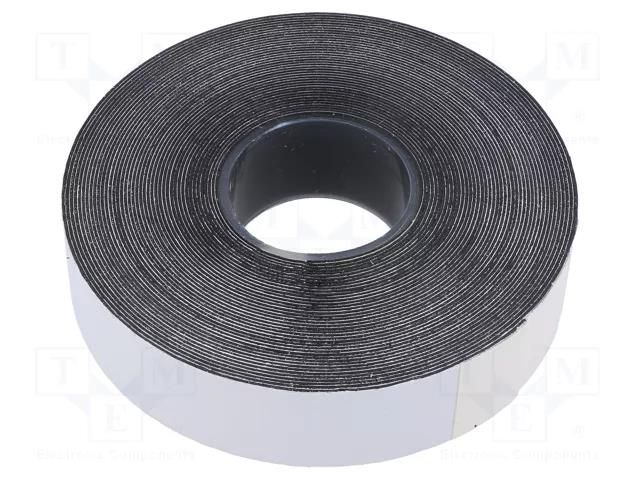 Tape: self-amalgamating; black; 25mm; L: 10m; Thk: 0.75mm; -40÷100°C SCAPA SCAPA-2517-25/10