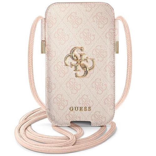 Guess 4G Big Metal Logo 6.7&#39;&#39; Handbag - Pink, Guess 3666339031978 3666339031978