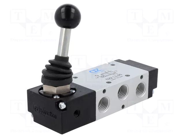 Mechanical valve; -0.9÷10bar; 5/2 bistable; Thread: G 1/4" PNEUMAT 522-LL90