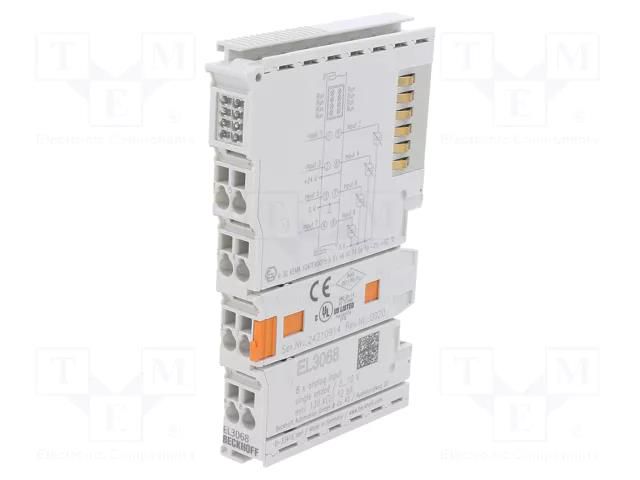 Industrial module: analog input; -25÷60°C; IP20; IN: 8; EtherCAT Beckhoff Automation EL3068