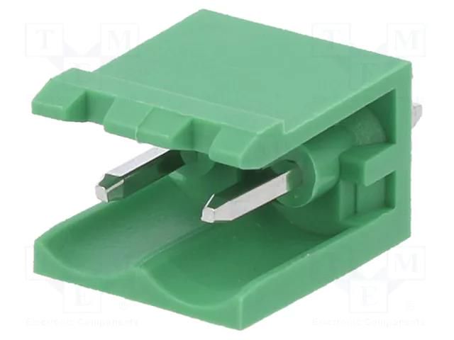 Pluggable terminal block; 5.08mm; ways: 2; straight; socket; male ADAM TECH EBPA-02-D