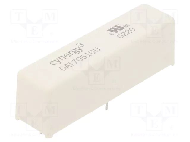 Relay: reed switch; SPST-NO; Ucoil: 5VDC; 3A; max.7kVDC; max.7kVAC SENSATA / CYNERGY3 DAT70510U