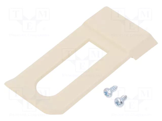 Holder; ivory; CLIPS; 60x20x6mm SUPERTRONIC CL001M