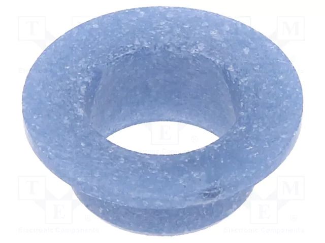 Bearing: sleeve bearing; with flange; Øout: 18mm; Øint: 16mm; blue IGUS A350FM-1618-12