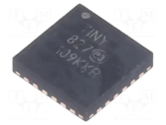 IC: AVR microcontroller; VQFN24; Ext.inter: 22; Cmp: 1; ATTINY MICROCHIP TECHNOLOGY ATTINY827-MU